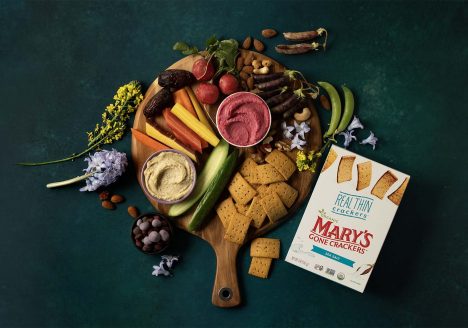 Mary's Gone Crackers creative and social media campaign